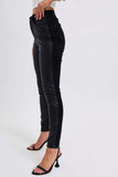 Judy Blue Plus Size HW Faux Leather Skinny Pants - Trendsi - Flyclothing LLC
