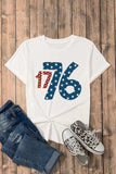 1776 Round Neck Short Sleeve T-Shirt - Trendsi - Flyclothing LLC