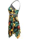 Cutout Printed Two-Piece Swim Set - Trendsi - Flyclothing LLC