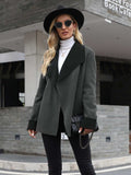 Open Front Long Sleeve Jacket - Trendsi - Flyclothing LLC