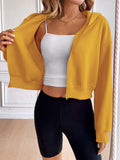 Ivy Lane Zip Up Dropped Shoulder Hooded Jacket - Trendsi - Flyclothing LLC