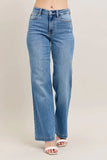 Judy Blue Full Size High Waist Straight Jeans Plus Size - Trendsi - Flyclothing LLC