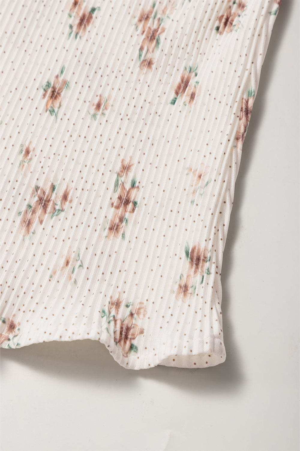 Floral Bow Back Scoop Neck Cami - Trendsi - Flyclothing LLC