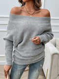Devine Pearl Detail Long Sleeve Sweater - Trendsi - Flyclothing LLC