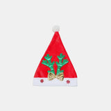 2 Piece Antler Christmas Hat with pompom - Trendsi - Flyclothing LLC