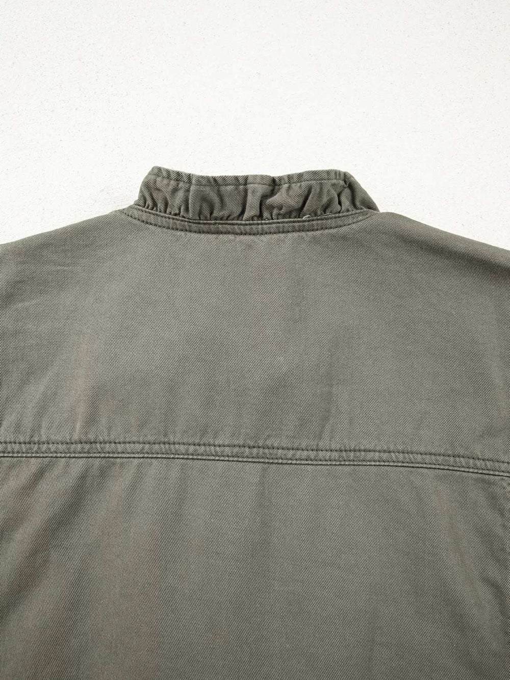 Ruffled Patchwork Denim Jacket Vest - Trendsi - Flyclothing LLC