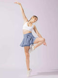 Tiered Skort with Drawstring - Trendsi - Flyclothing LLC