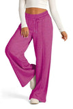 Drawstring Elastic Waist Wide Leg Pants - Trendsi - Flyclothing LLC