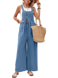 Full Size Square Neck Wide Strap Overalls - Trendsi - Flyclothing LLC