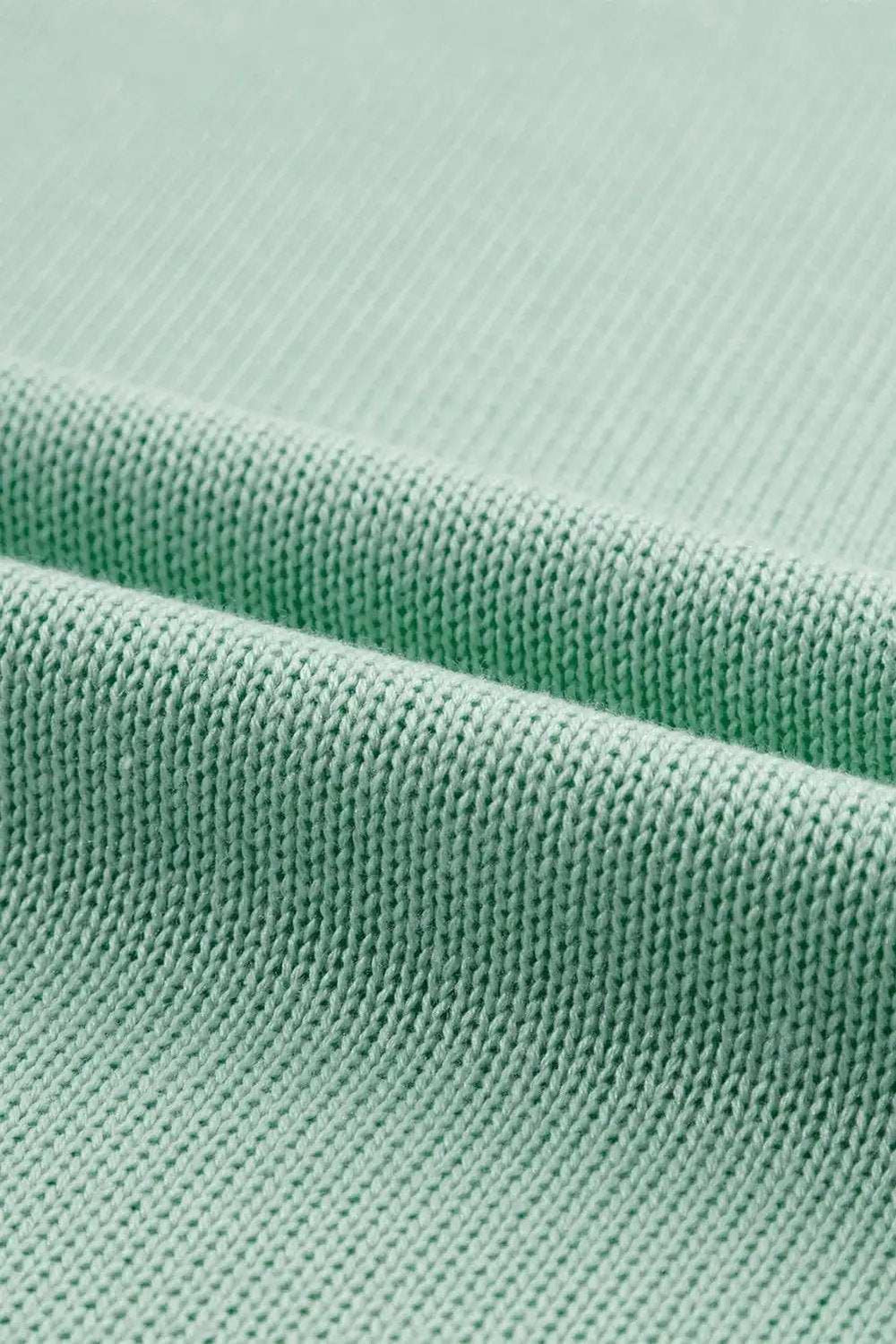 Round Neck Short Sleeve Knit Top - Trendsi - Flyclothing LLC