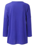 Full Size Round Neck Long Sleeve T-Shirt - Trendsi - Flyclothing LLC