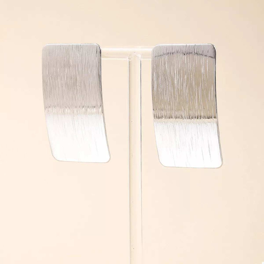 18K Gold-Plated Rectangle Earrings - Trendsi - Flyclothing LLC