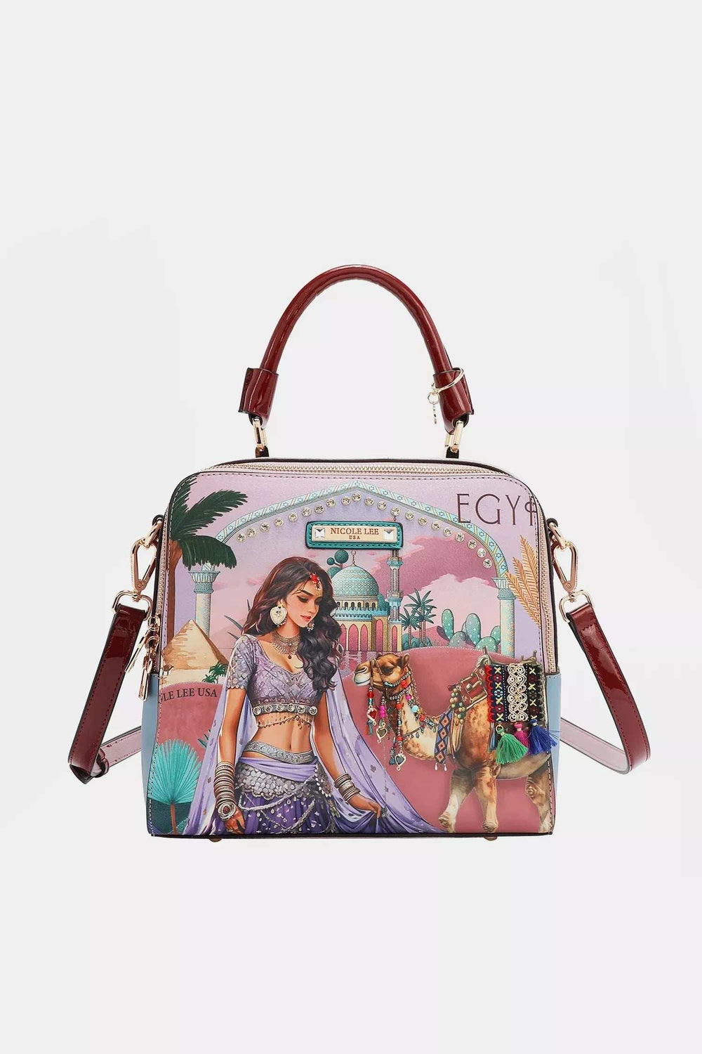 Nicole Lee USA Queen Cleopatra Handbag - Trendsi - Flyclothing LLC