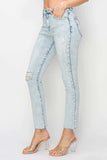 Risen Full Size High Rise Distressed Skinny Jeans - Trendsi - Flyclothing LLC