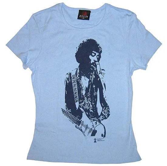Jimi Hendrix Strumming Tee - Jimi Hendrix - Flyclothing LLC