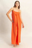 HYFVE Double Gauze Super Flowy Cami Jumpsuit - Trendsi - Flyclothing LLC