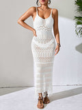 Openwork Scoop Neck Cover-Up Dress - Trendsi - Flyclothing LLC