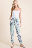 BiBi Tie Dye French Terry Casual Sweat Pants - Trendsi - Flyclothing LLC