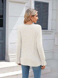 Lace Detail V-Neck Long Sleeve T-Shirt - Trendsi - Flyclothing LLC