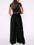 High Waist Wide Leg Pants - Trendsi - Flyclothing LLC