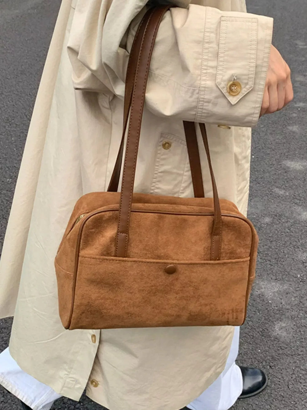 Vintage Handbag with Charm - Trendsi - Flyclothing LLC