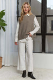 ADORA Round Neck Vest with Slight Open Back - Trendsi - Flyclothing LLC
