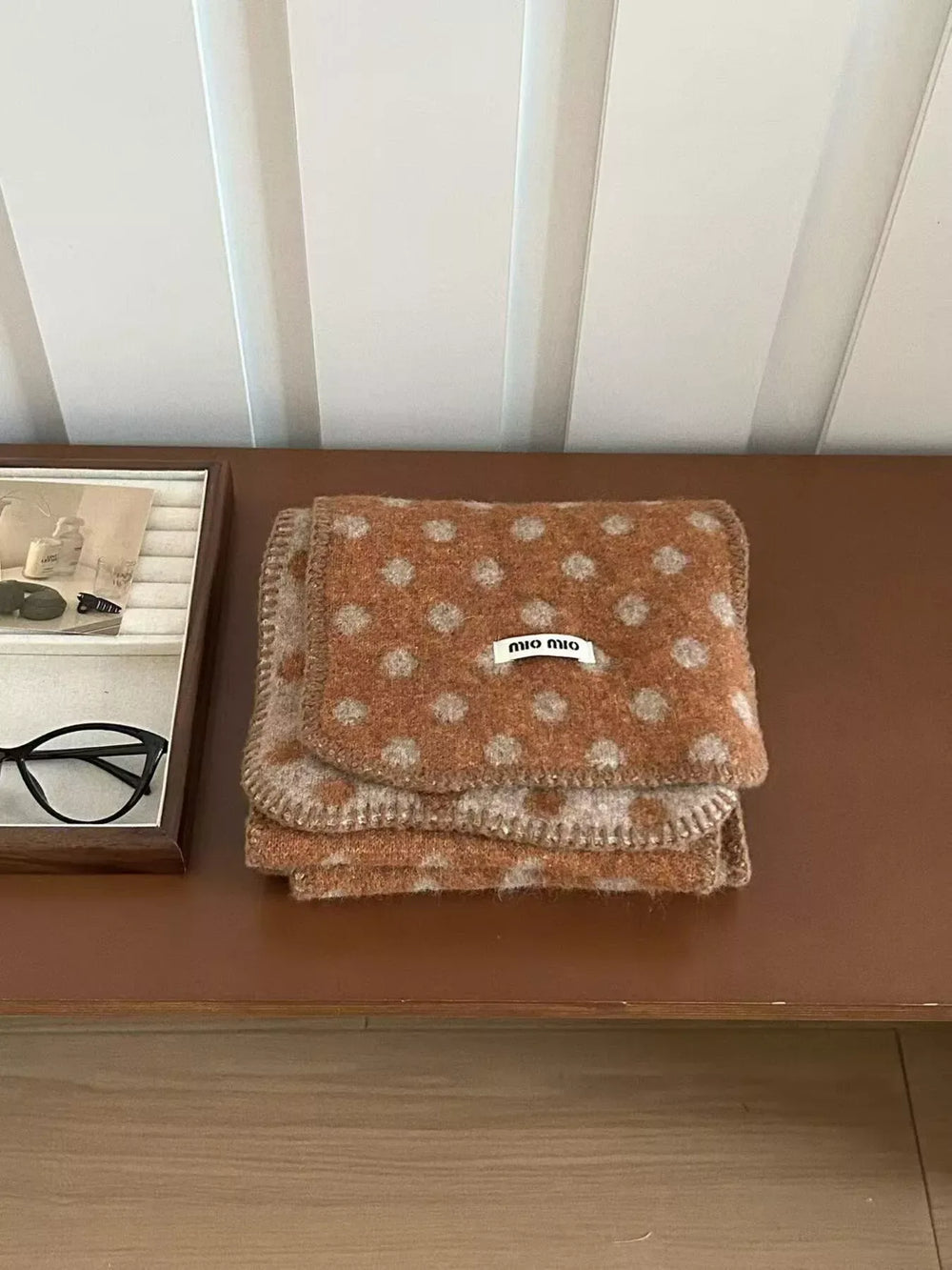 Polka Dot Warm Scarf - Trendsi - Flyclothing LLC