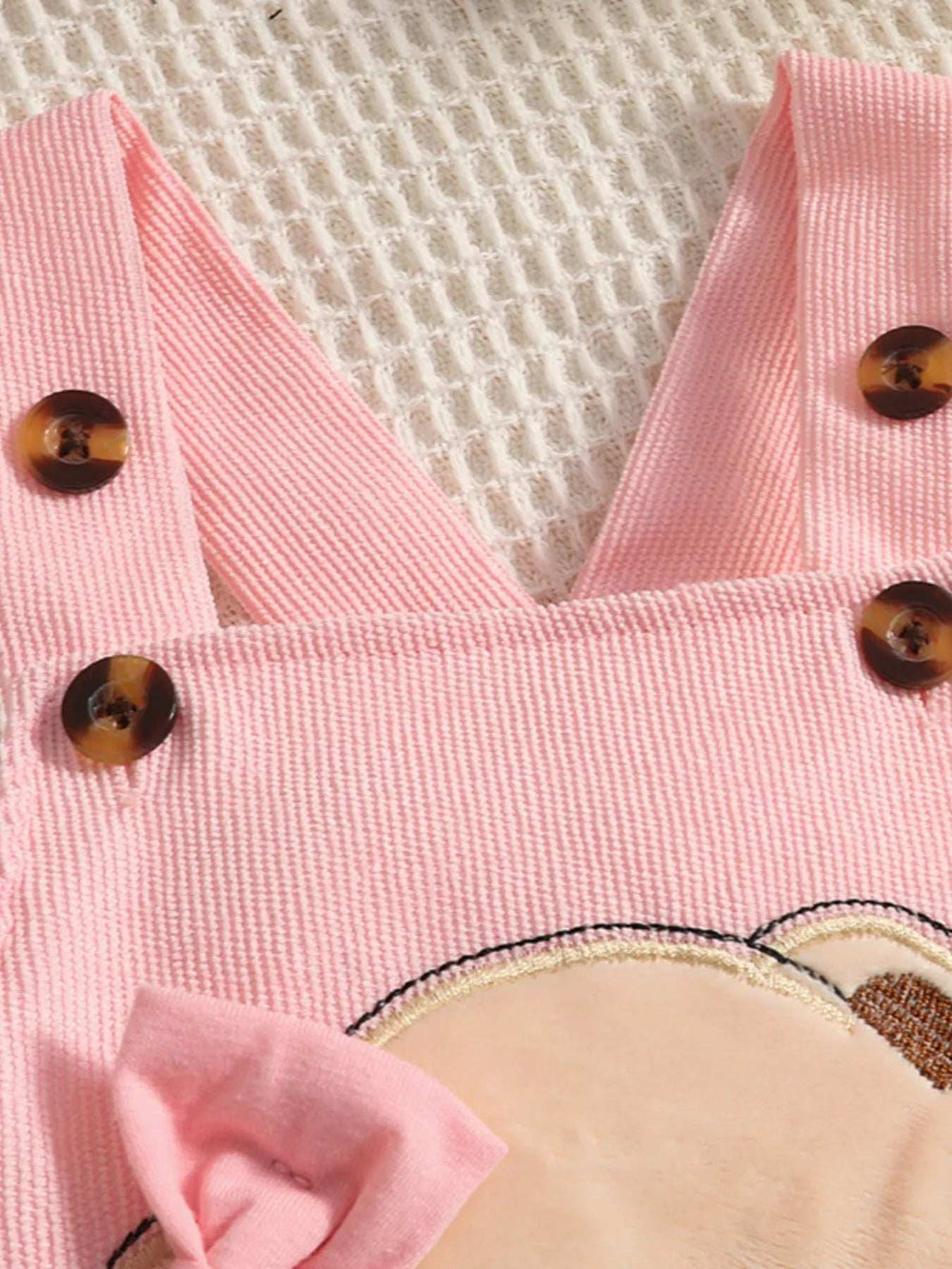 Children's Polka Dot Top and Overalls Set with Headband - Trendsi - Flyclothing LLC