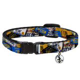 Cat Collar Breakaway - Cali License Plates Stacked - Buckle-Down - Flyclothing LLC