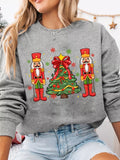 Christmas Nutcracker Men Guard Graphic Pullover Sweatshirt - Trendsi - Flyclothing LLC