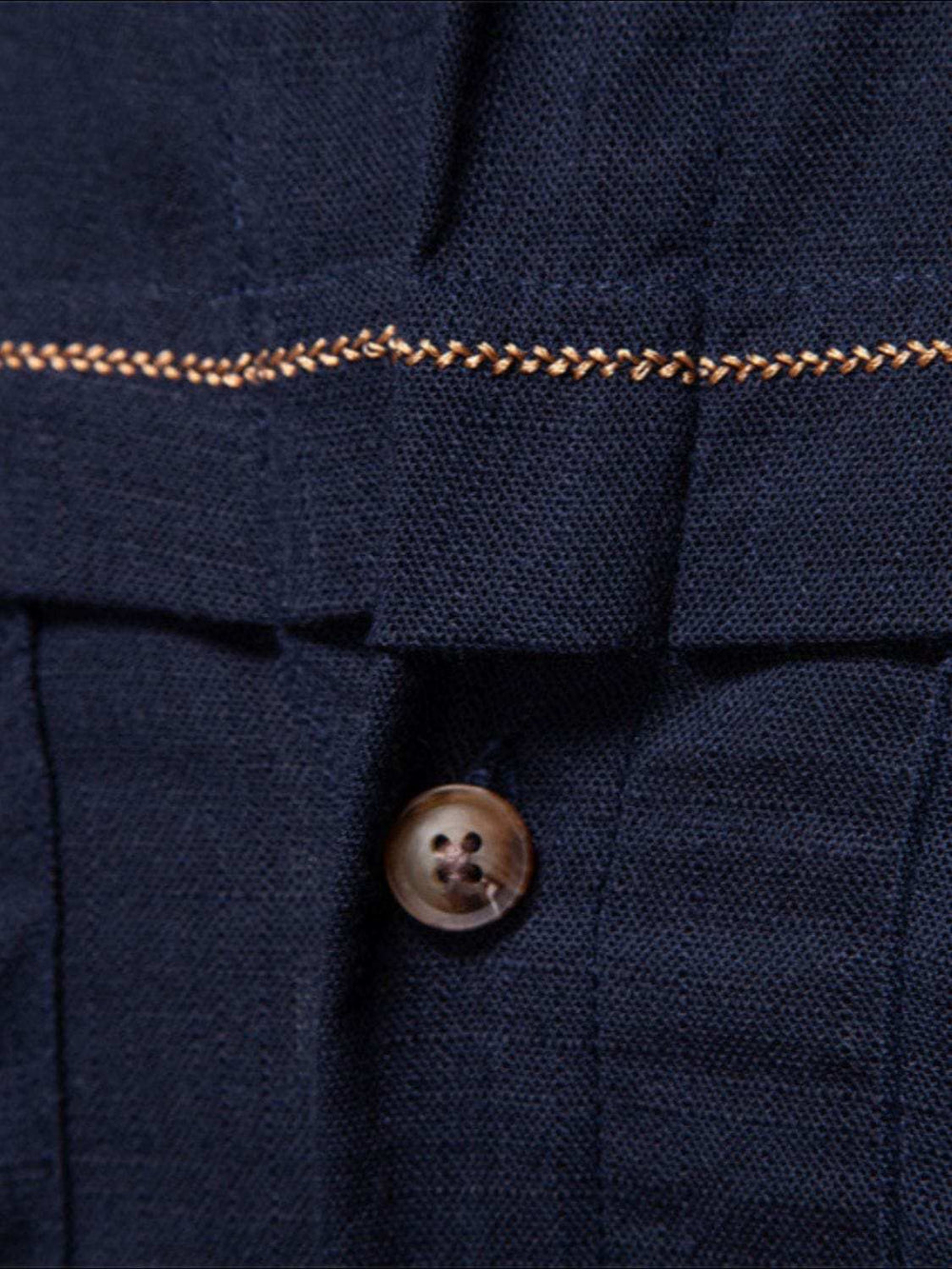 Men's Button Down Collared Neck Shirt - Trendsi - Flyclothing LLC