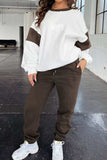 Drop Shoulder Loose Sweatshirt and Joggers Active Set - Trendsi - Flyclothing LLC