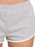 Zenana Elastic Waistband Dolphin Shorts - Trendsi - Flyclothing LLC