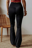 High Waist Bootcut Pants - Trendsi - Flyclothing LLC