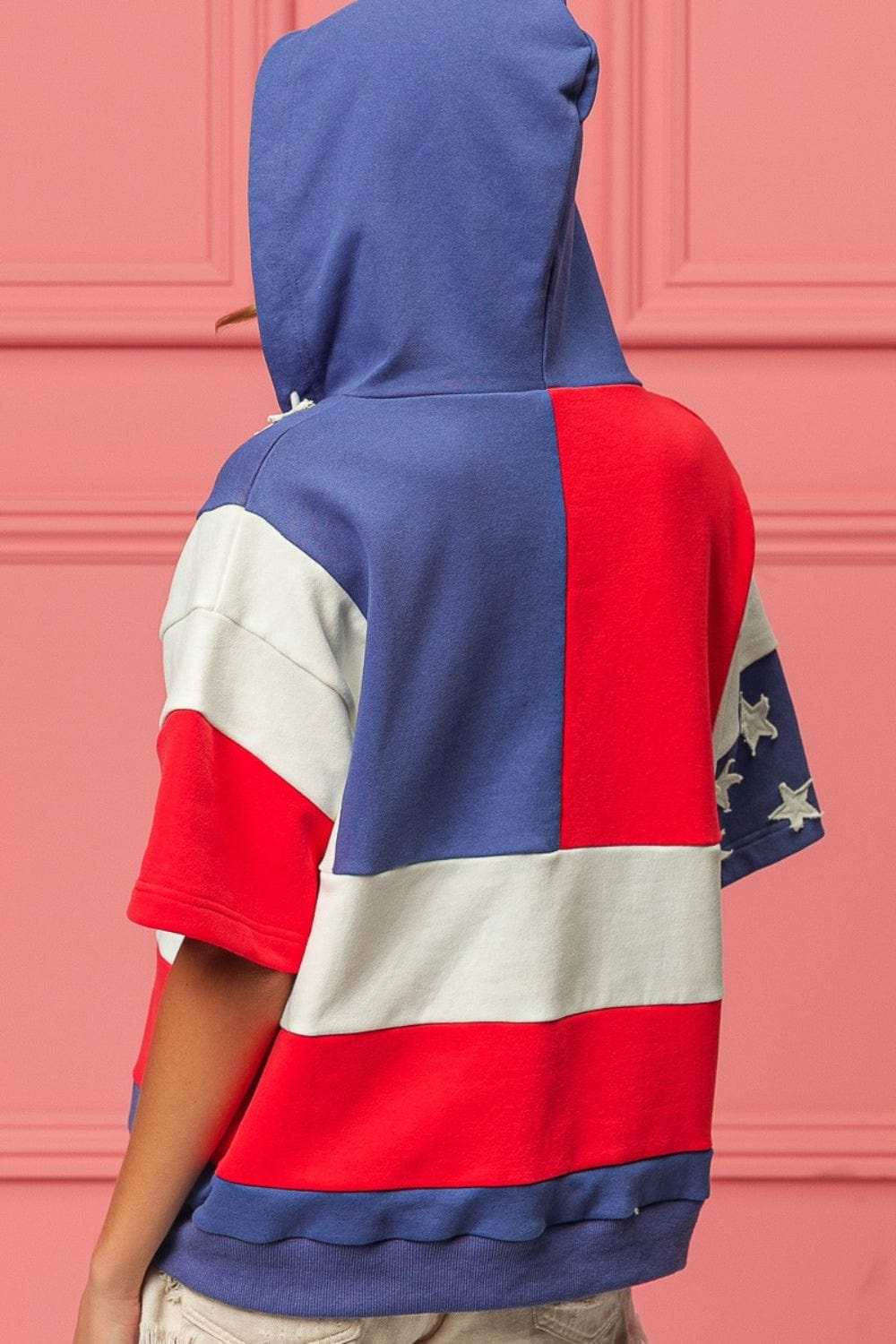 BiBi American Flag Theme Hoodie - Trendsi - Flyclothing LLC