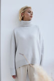 Basic Bae Turtleneck Dropped Shoulder Long Sleeve Sweater - ShopBasicbae - Flyclothing LLC