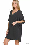 Zenana Woven Airflow Tie Side Cover Up - Trendsi - Flyclothing LLC