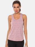 Full Size Scoop Neck Wide Strap Active Tank - Trendsi - Flyclothing LLC