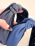 Knotted Polyester Wide Headband - Trendsi - Flyclothing LLC