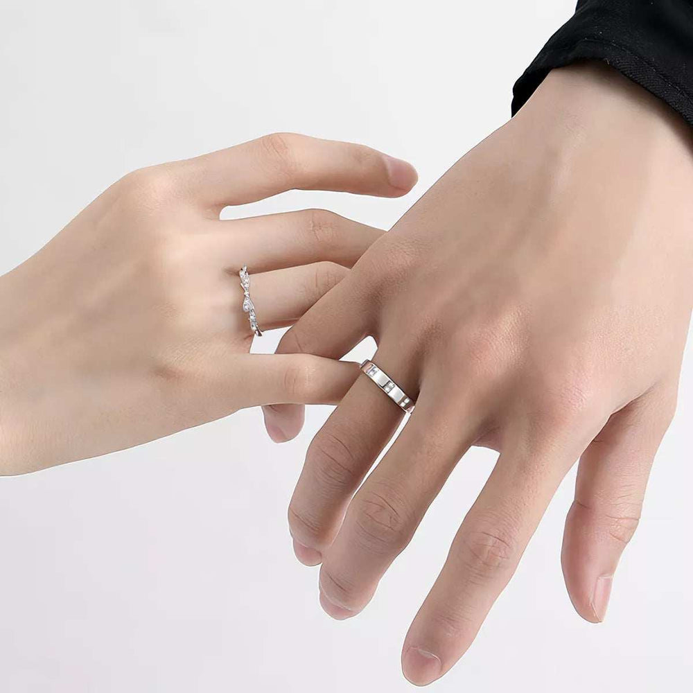 925 Sterling Silver Zircon Minimalist Ring - Trendsi - Flyclothing LLC