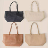 Fame Soft Solid Color Tote Bag - Trendsi - Flyclothing LLC