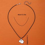 Halloween Ghost Pendant Necklace - Trendsi - Flyclothing LLC