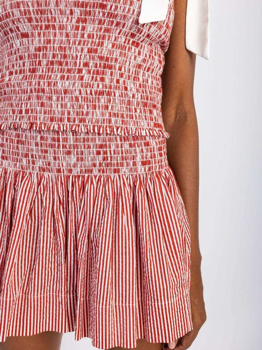 Smocked Tie Shoulder Cami and Shorts Set - Trendsi - Flyclothing LLC