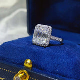 5 Carat Moissanite 925 Sterling Silver Ring - Trendsi - Flyclothing LLC