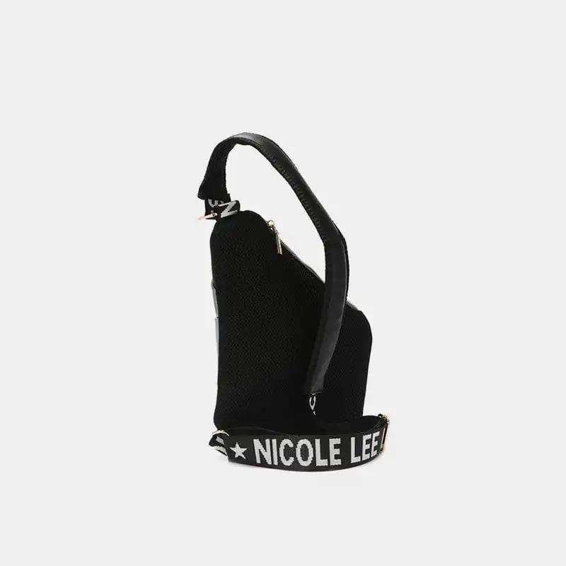 Nicole Lee USA Vegan Leather Leopard & Lip Pattern Crossbody Bag - Trendsi - Flyclothing LLC