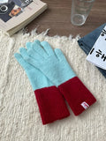 Cozy Knit Gloves with Ribbed Cuff - Trendsi - Flyclothing LLC