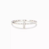 925 Sterling Silver Cross Ring - Trendsi - Flyclothing LLC