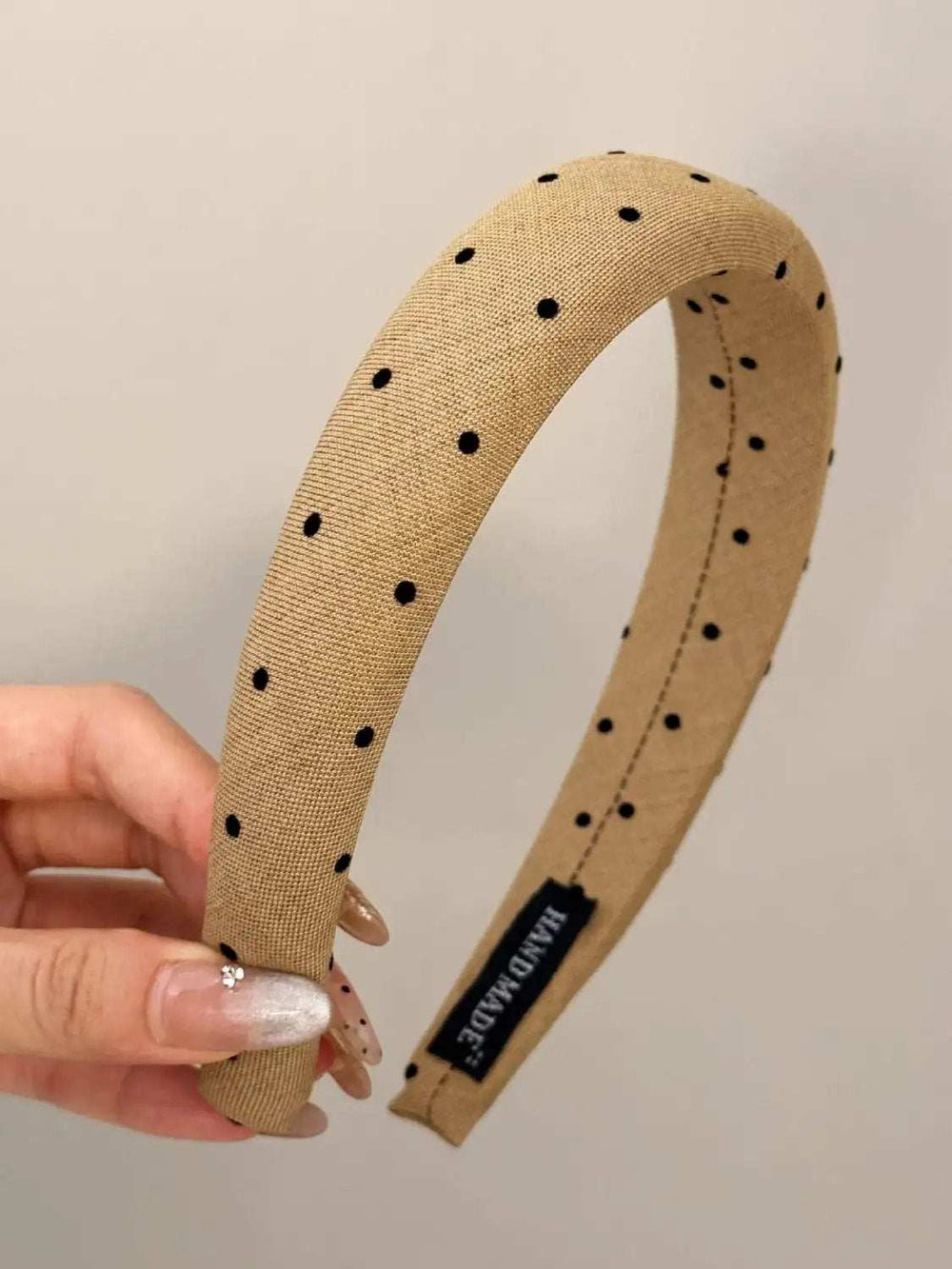 Polka Dot Polyester Wide Headband - Trendsi - Flyclothing LLC