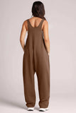 Wide Strap Jumpsuit with Pockets - Trendsi - Flyclothing LLC