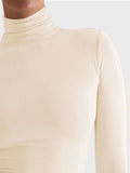 Turtleneck Long Sleeve T-Shirt - Trendsi - Flyclothing LLC